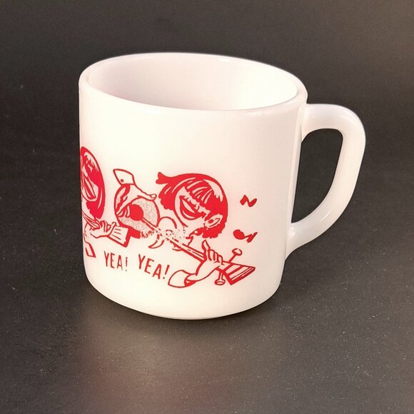 VTG Federal Glass Beatles Mug - Picture 4 of 6